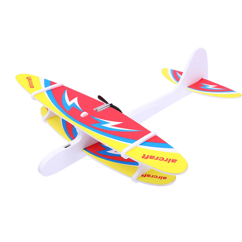 

Electric Foam Capacitor Glider Without Lights Model Hand Throw Flying Plane Aircraft Child