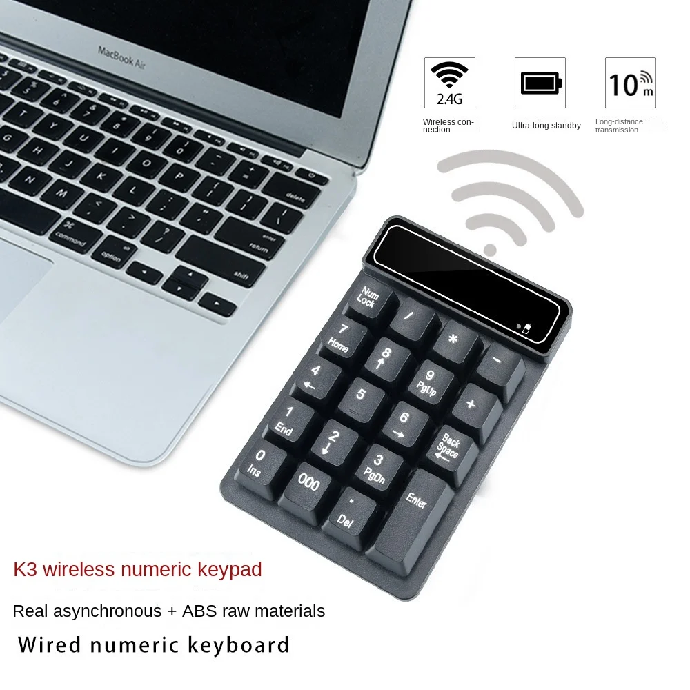 Nku Mini USB Numeric Keypad Numpad 19 Keys Portable Digital Keyboard for Accounting Teller Laptop PC Computer Accessories