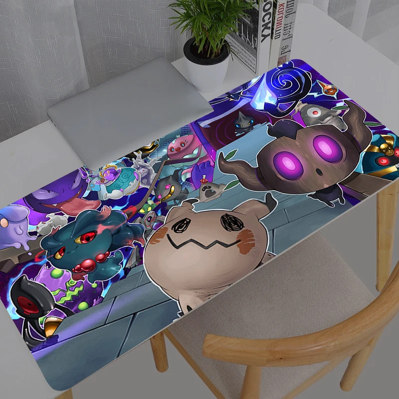 90x40cm Mouse Pad Pokemon Pikachu Gamer Large Computer Notebook Pc Mousepad New Carpet Gaming Accessories Keyboard Desk Mat