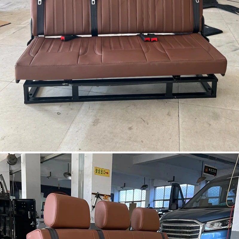 It is suitable for the modification of Quanshun RV. The rear seats can be folded forward and flat, the bed can be adjusted