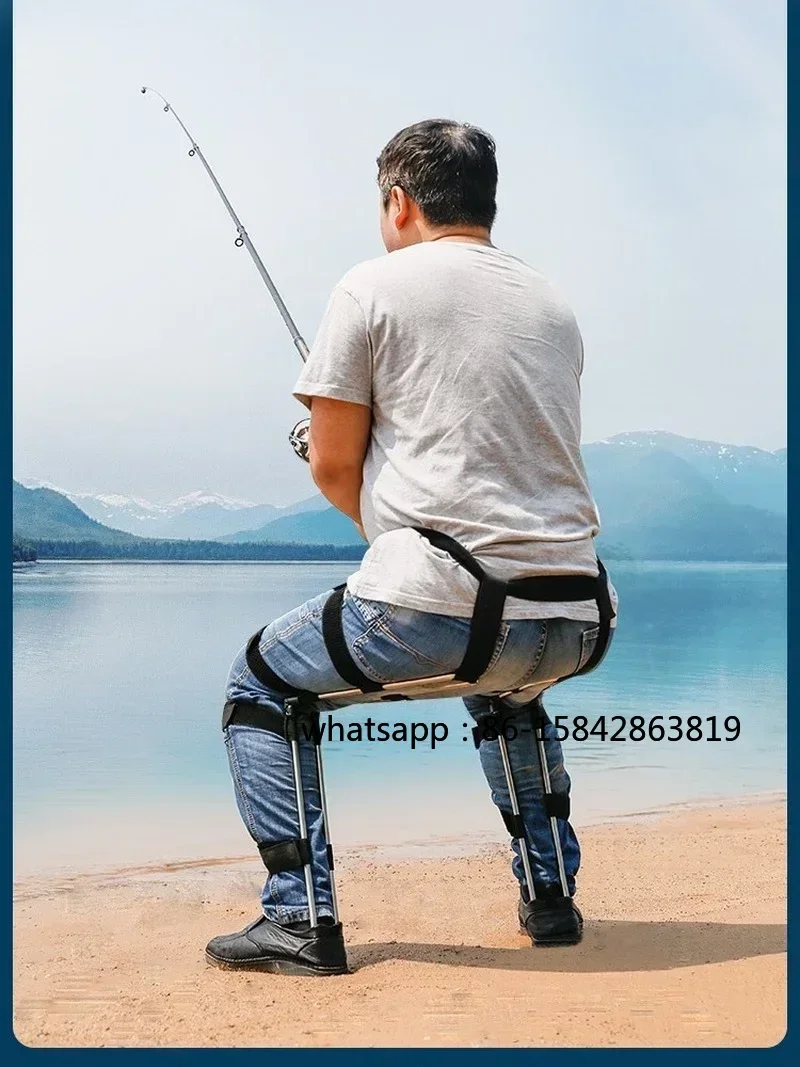 

Portable Sports Wearing Invisible Seat Folding Stool Exoskeleton Wearing Chair Fishing Travel Multifunctional Seat
