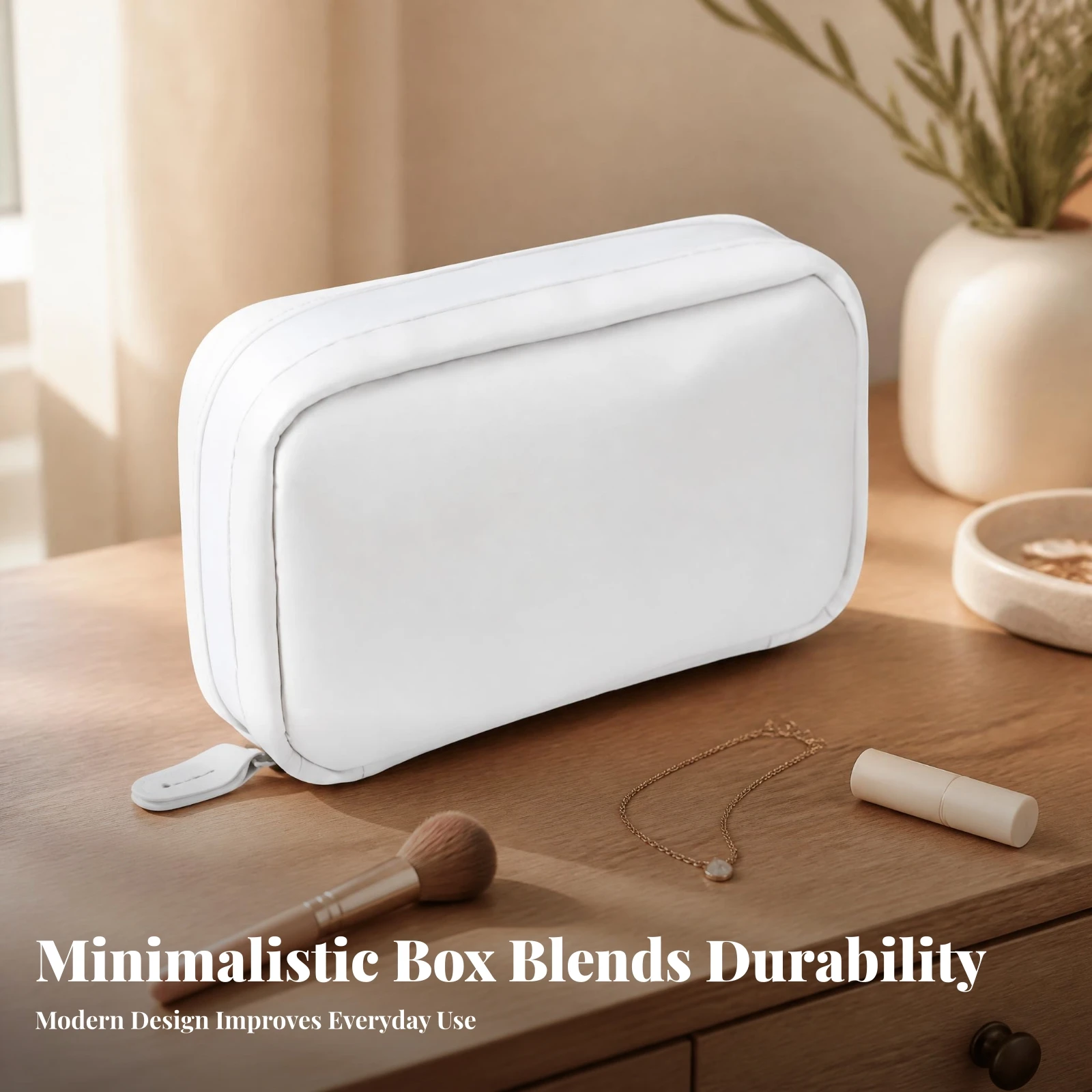 Travel Medication Pouch Matte Finish Tablet Pouch Medicine Holder Rounded Corners Household Storage Raised Front Panel