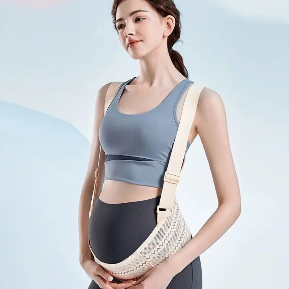 Double Support Pregnant Belt Prenatal Multipurpose Maternity Belly Belt Back Brace Protector Waist Care Abdomen Support Band