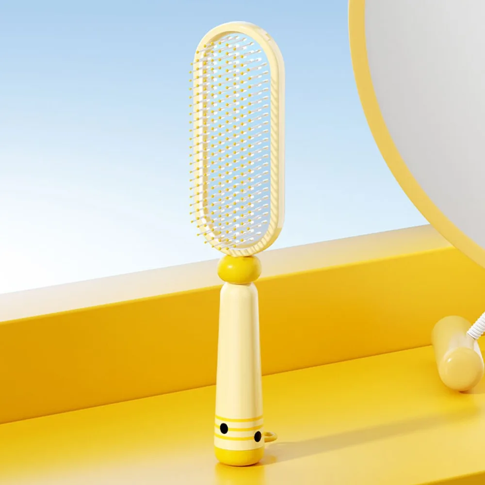 

Антистатическая массажная расческа с гладкими зубцами для массажа кожи головы и волос для женщин, пластиковая, удобная, волшебная массажная расческа