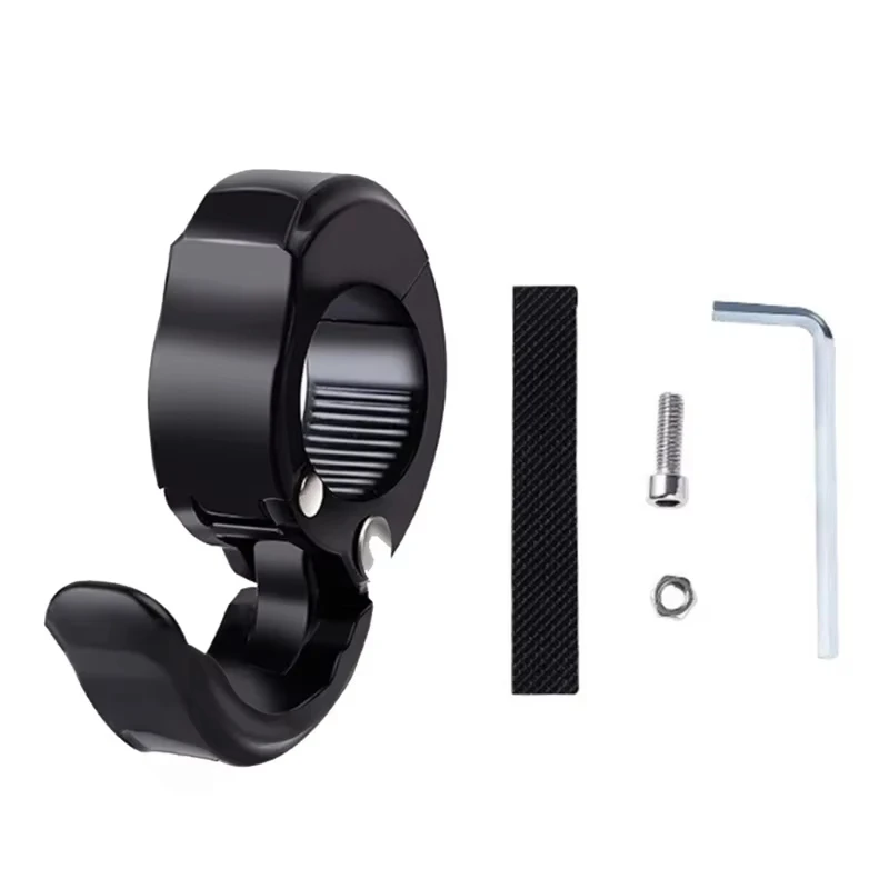 1pc Motorcycle Scooter Aluminum Alloy Handlebar Hook Punch-Free Helmet & Bag Hanging Holder Universal Easy Install Cycling view 3