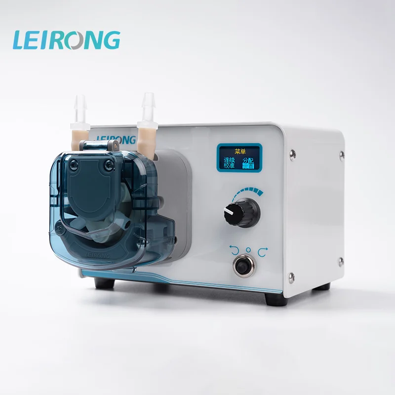 LEIRONG ZP300ST Intelligent Peristaltic Pump with OLED Display Stepper Motor Dosing Pump For Aquarium Lab Water