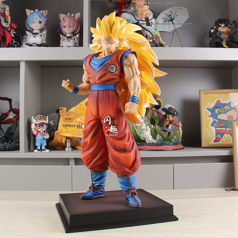 새로운 Jt 드래곤볼 캐릭터 2% 슈퍼 세인트 손오공 만화 캐릭터 모델 트렌드 장난감 컬렉션 장식품 생일 선물