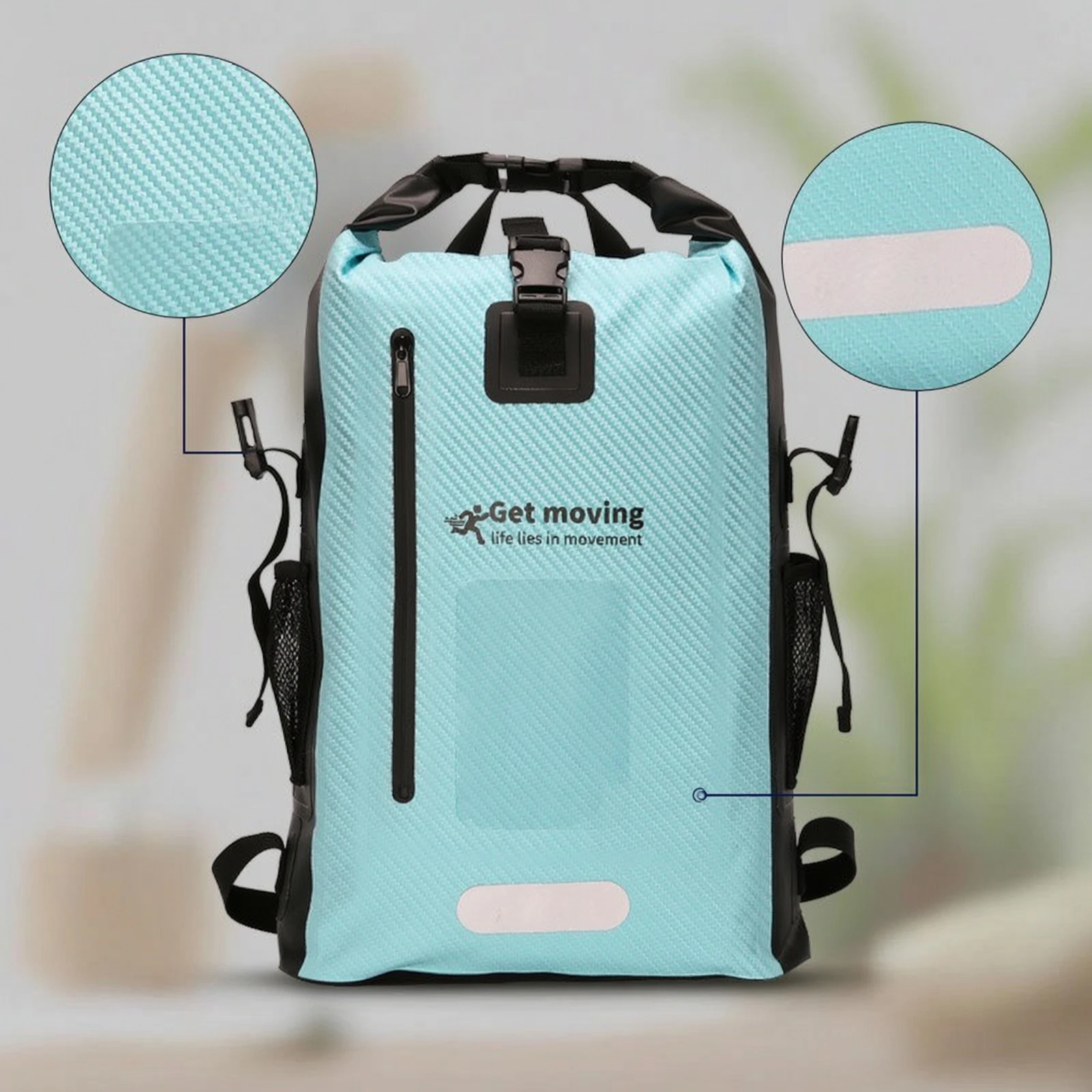 Waterproof Backpack with Windo - đánh giá và giá Dry Bag Roll Top