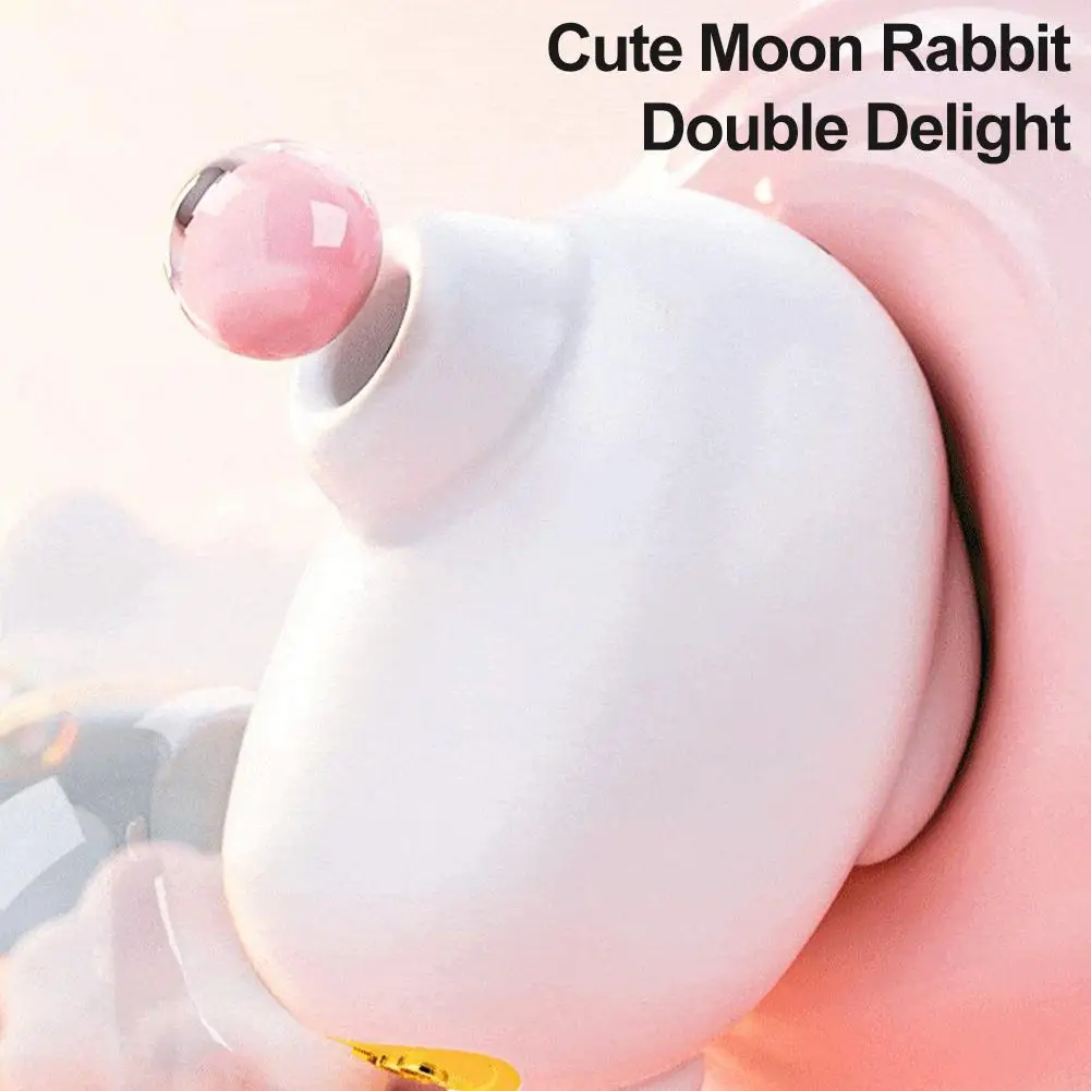 Alat Pijat Telur Bergetar Kelinci untuk Wanita, Alat Hisap Stimulasi Titik G, Masturbator, Mainan Seks untuk Menggoda dan Masturbasi