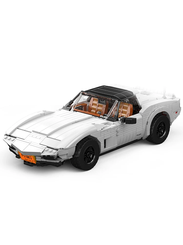 Mould King 10198 Der C3 Sportrennwagen Baustein-Set Technisches Auto-Bausteine-Set Montage-Automodell Spielzeug Kinder Weihnachtsgeschenk