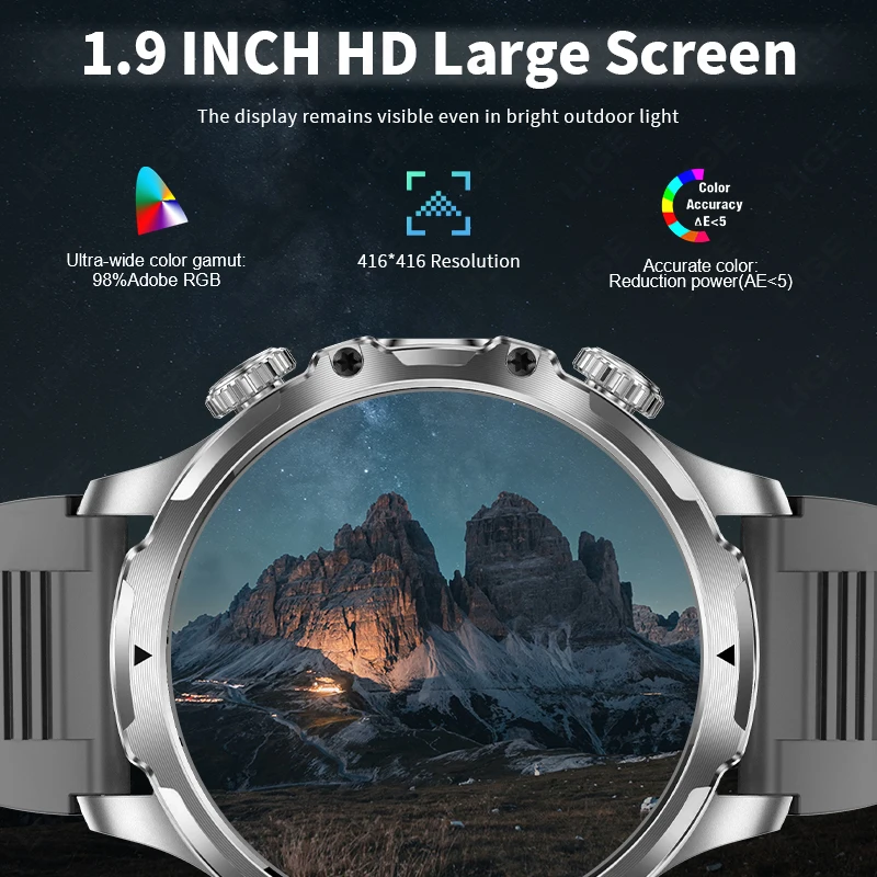 ​ LIGE 2025 Smartwatch hombre regalo Bluetooth llamada 700mAh batería grande 416*416 Ultra HDScreen salud reloj inteligente hombres para IOS Android