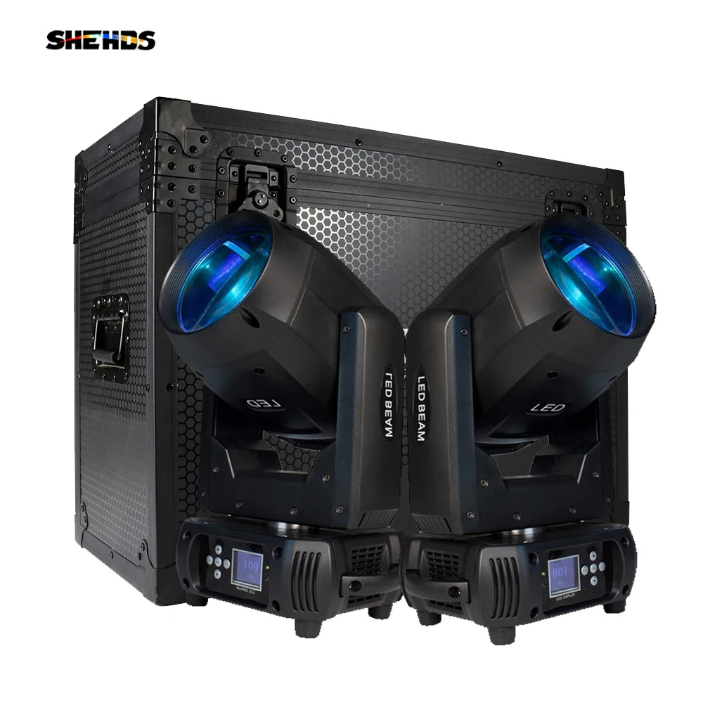 SHEHDS Nowa wiązka LED 150W Oświetlenie z ruchomą głowicą Kontrola kolorowego oświetlenia DMX Sprzęt sceniczny Disco Ball DJ Concert Wysoka jakość