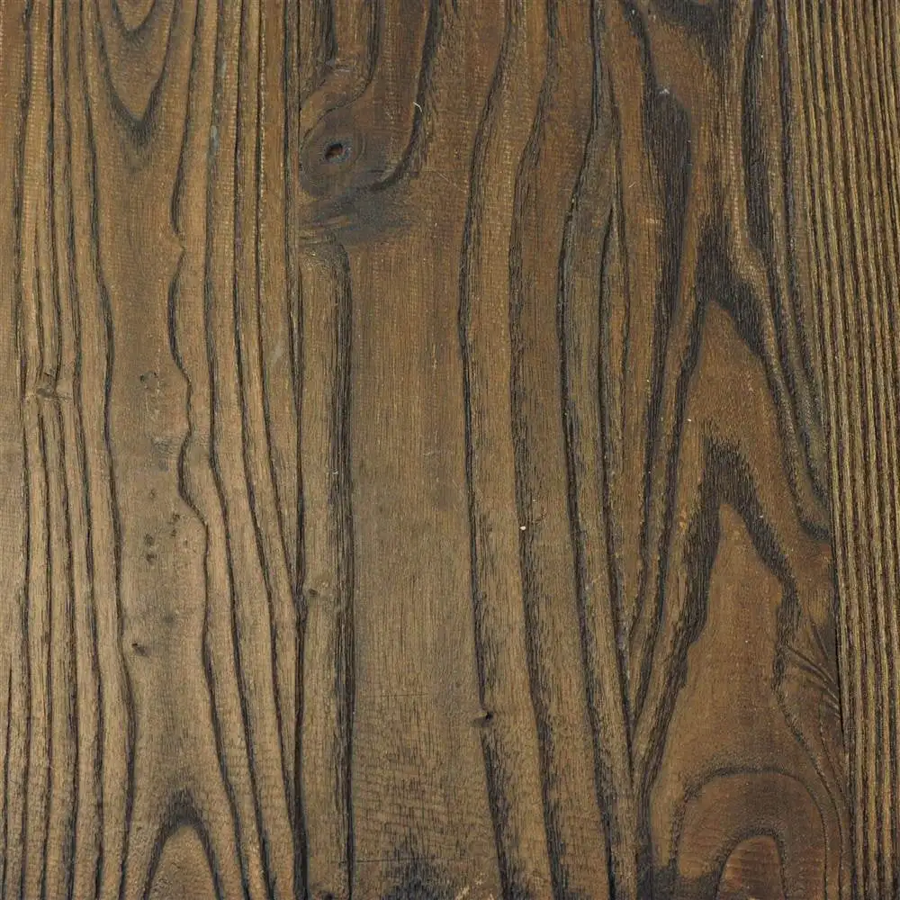 Rectangle Wood Top Bar Table with Rustic Gunmetal Finish Legs, Seating Capacity 4