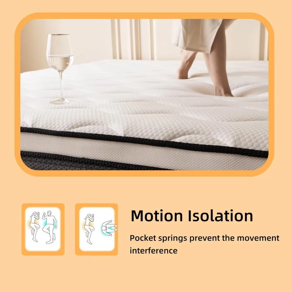 Matratze in einer Box,Memory Foam Hybrid matratze