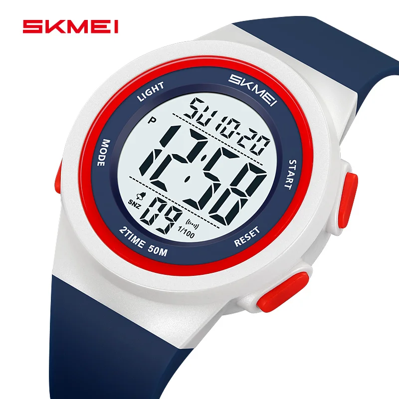 SKMEI 2286 Youth Cool Digital Sports Watch for Male Female Students Multi Functional Waterproof Chronometer Watch for Men niño