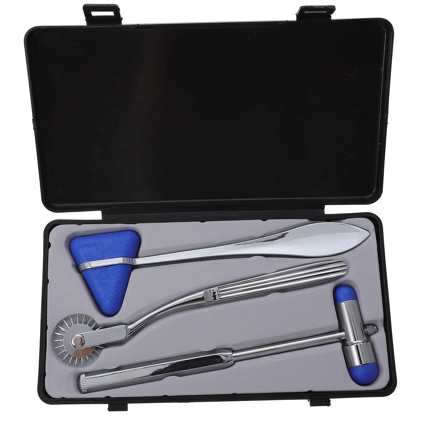 

3Pcs Neurological Reflex Hammer Zinc Alloy Triangle Shaped Plexor for Myotatic Reflex Testing Ergonomic Lightweight Diagnostic