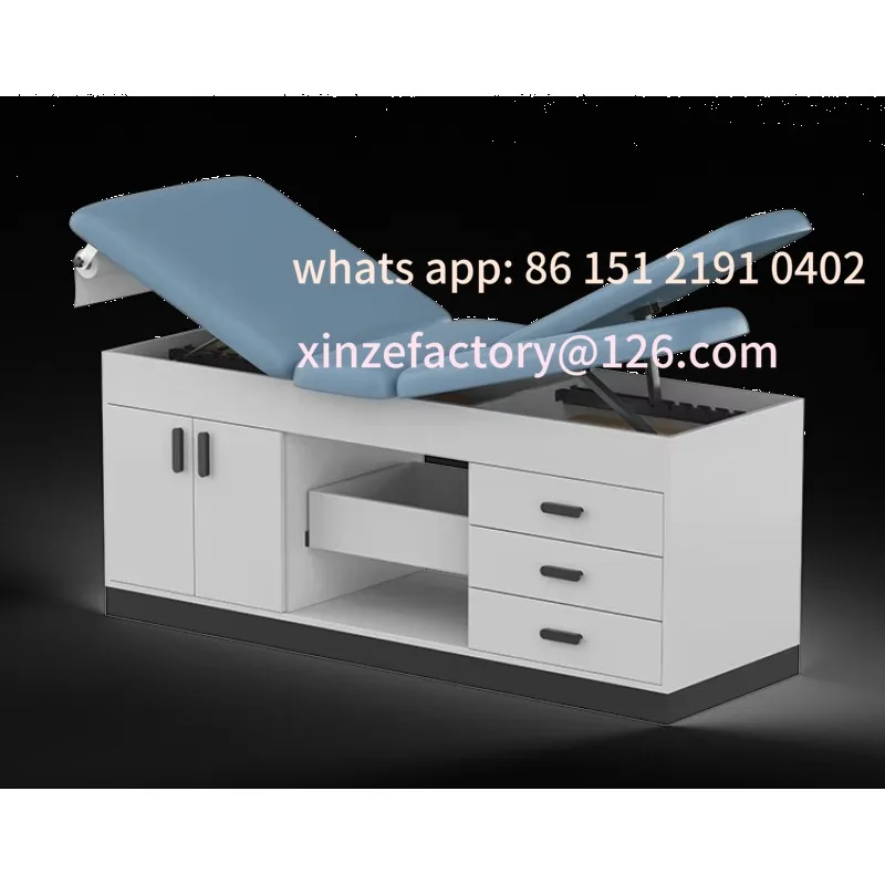 

Customizable Scaffale regolabile Mobili per ospedale medico Clinica Esame paziente Divano Tavolo per trattamenti con 4 cassetti