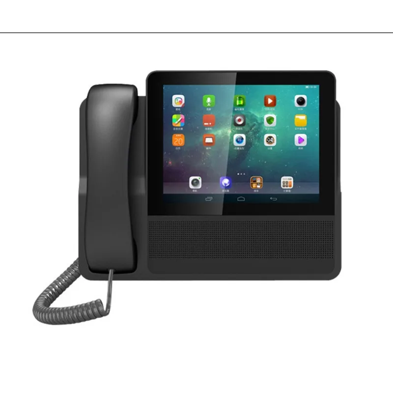 Smart fixed-line phone touch screen IP phone, large office screen