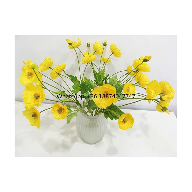 

Artificial Poppies cheap wholesale artificial flowers dekoration