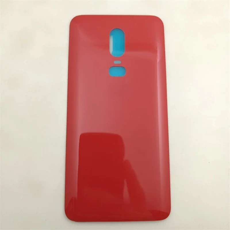 For OnePlus 6 Back Battery Cover Rear Door Housing Case Glass Panel Replacement Parts For OnePlus 6T Battery Cover