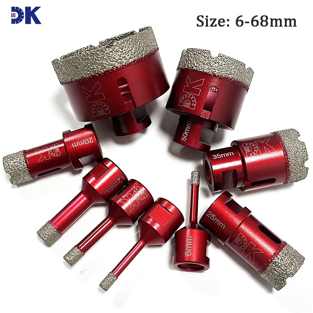 Drills-King Diamond Drill Tile Drill 6-68 mm 1 Piece Diamond Core Drill Bit Hole Saw for Ceramic Granite Porcelain Tile