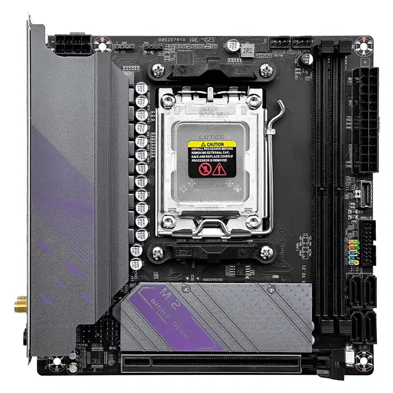 

Материнская плата B650i поддерживает процессор серии AMD Ryzen 7000, двухканальная память DDR5 RAM ITX AMD AM5