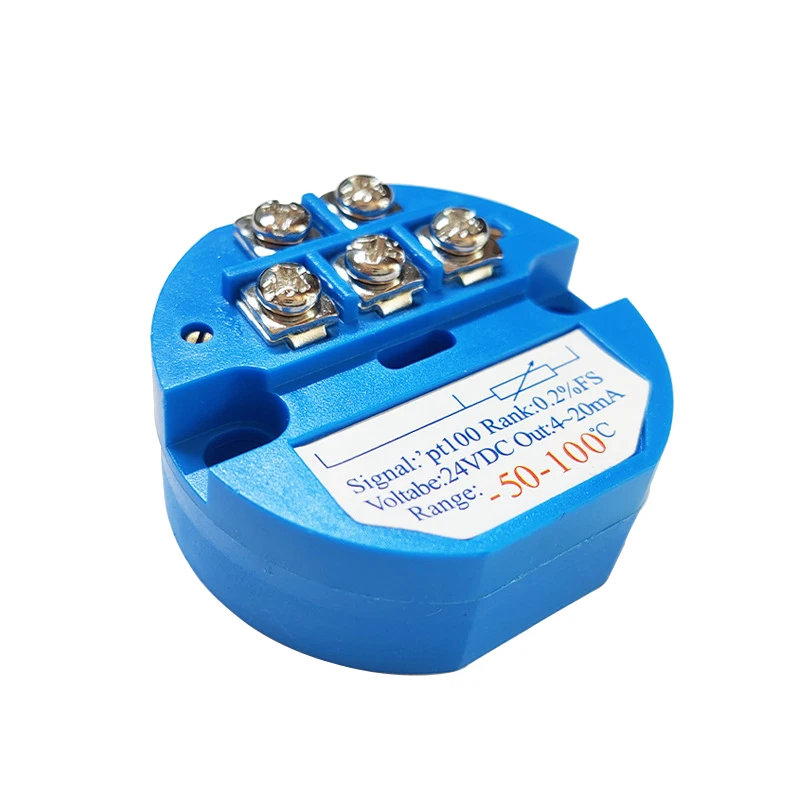 Módulo transmissor de temperatura integrado Pt100 RTD 4-20ma Termopar com sensor de temperatura