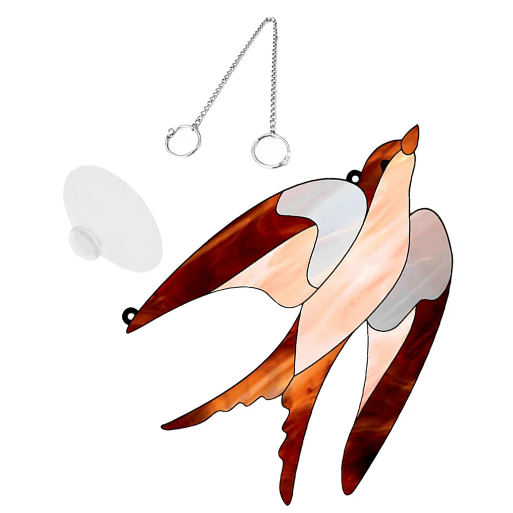 

Bird Hanging Decor Simulation Acrylic Pendant for Home Door Window Wall Party Scene Decoration Bird Hanging Decor