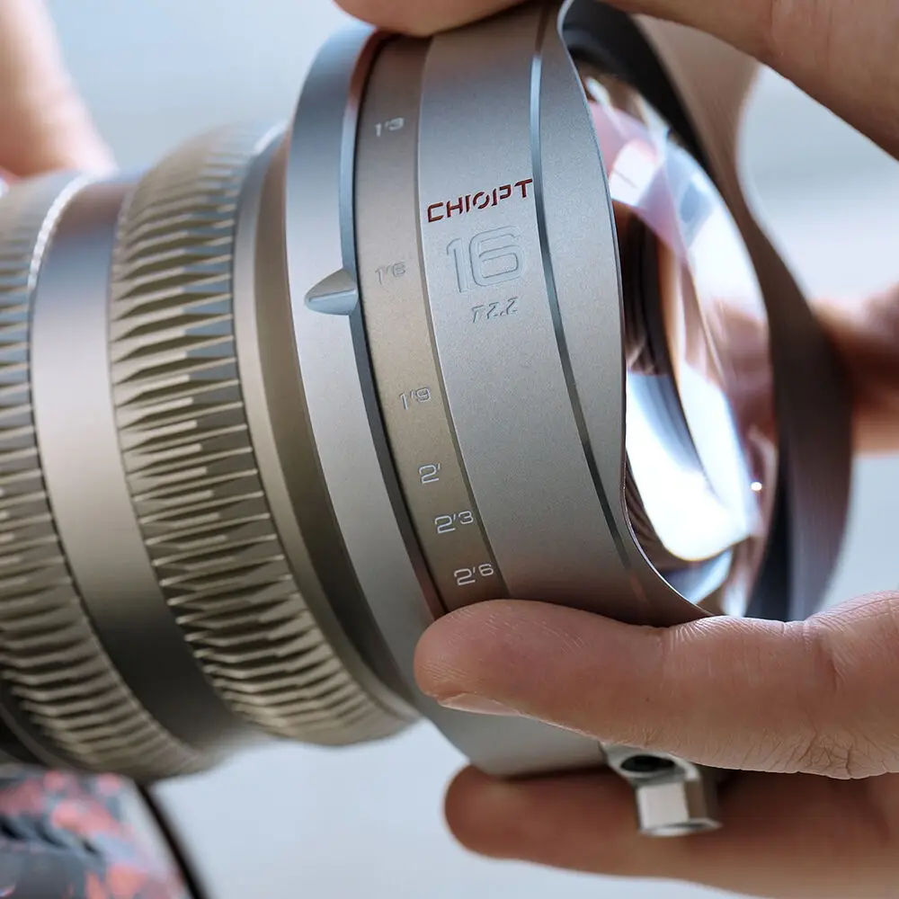 CHIOPT AURA 16mm T2.2 24/35/50/85mm T1.5 Cinema Lens High Speed 8K Full Frame Manual Camera Lens for Sony E/Leica L/Canon RF