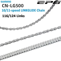 Shimano CUES CN-LG500 Chain 116L 124 Links 10S 11 Speed MTB Road Bike Chain U4000 Series Bicycle Parts Original