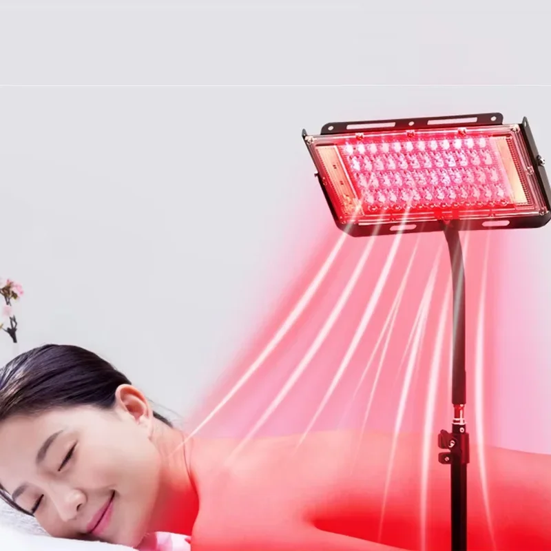 Red Light Therapy Lamp Infrared Light Therapy with Adjustable Stand 660nm & 850nm Light Device for Body Pain Relief Skin Care