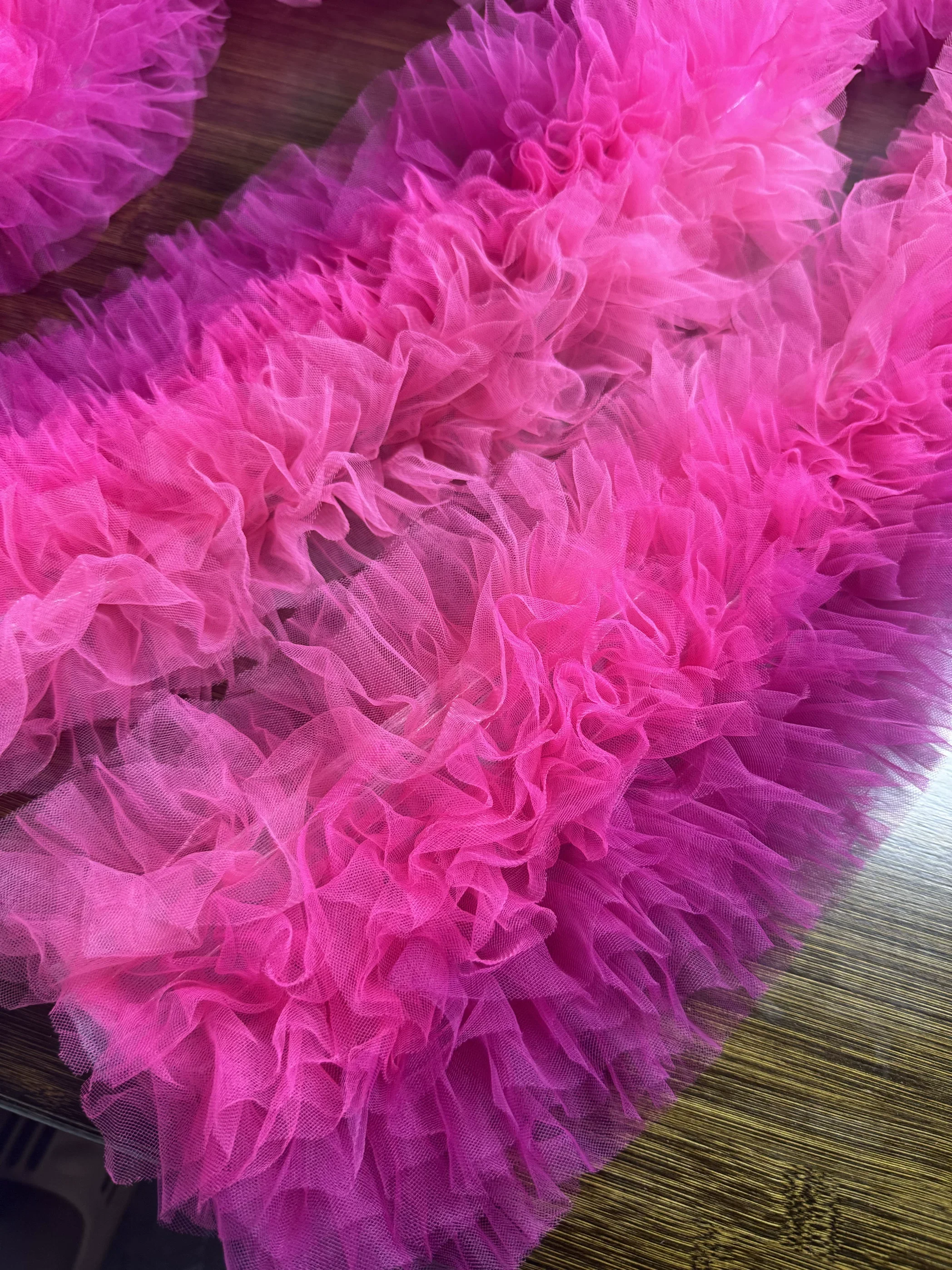 17CM Pommel skirt three-dimensional lace fabric Lace accessories pleated decorative clothing designer fabrics