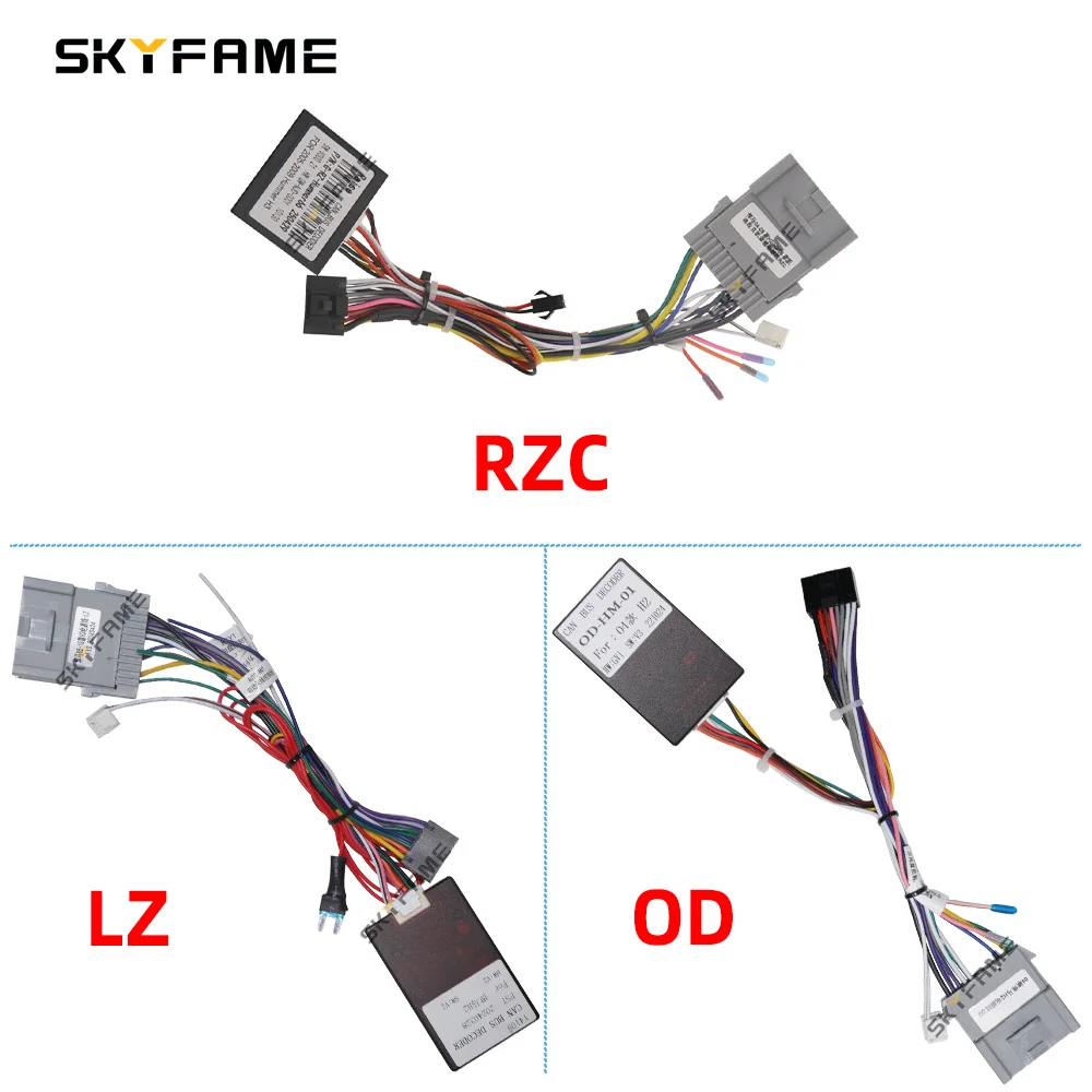 

RAISE автомобильный 16-контактный жгут проводов адаптер Canbus Box декодер Android радио кабель питания для Hummer H2 H3 Cadillac Escalade OD-HM-01