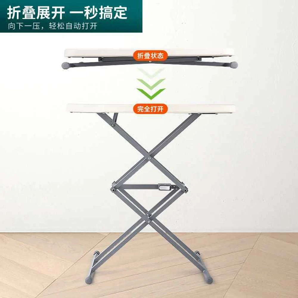 Portable Foldable Table With Adjustable Small Meals, Study Table, Balcony Window, Outdoor Camping Computer, Writing Desk