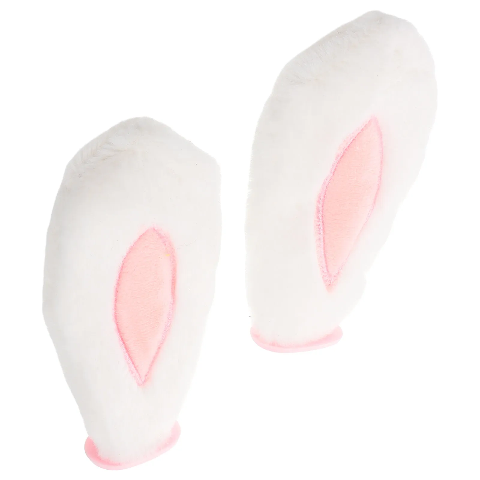 

2Pcs Accessories Bunny Ears Decoration Soft Cute Motorcycle Electric Scooter Bike Top Ornament Fun Style