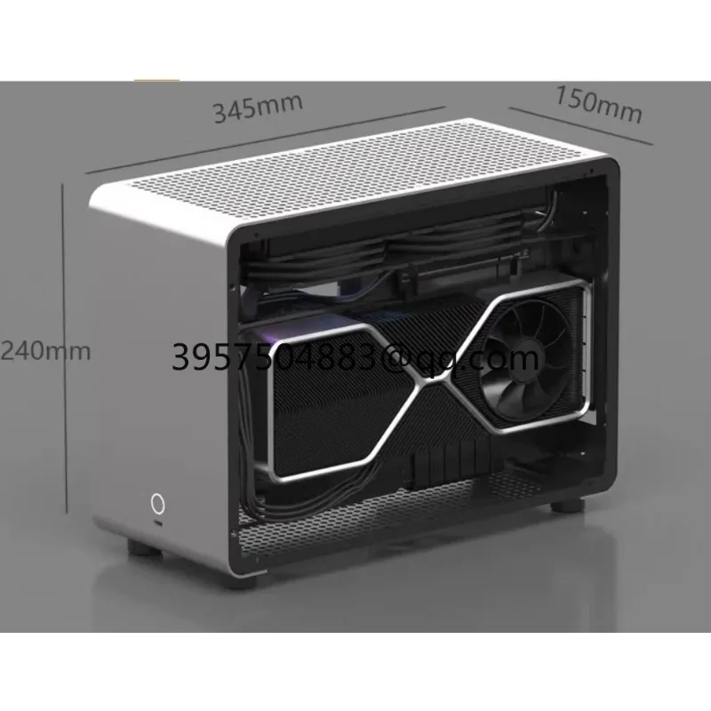 C2 A4 ITX, 1U power supply, side ventilation air-cooled backpack, portable small host K39