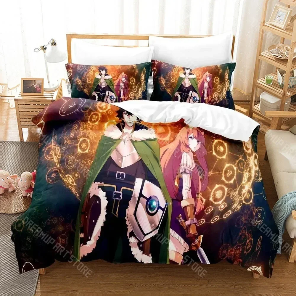 2026 3D Print The Rising Of The Shield Hero Bedding Set Single Twin Full Queen King Size Bed Set Aldult Kid Bedroom Duvetcover S