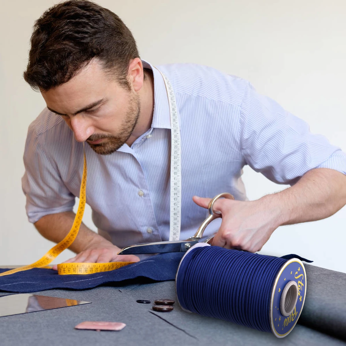 

Silver Trim Cheongsam Covered Supplies Long Ribbon Sewing Accessories Dress Making Cotton Insertion Strip