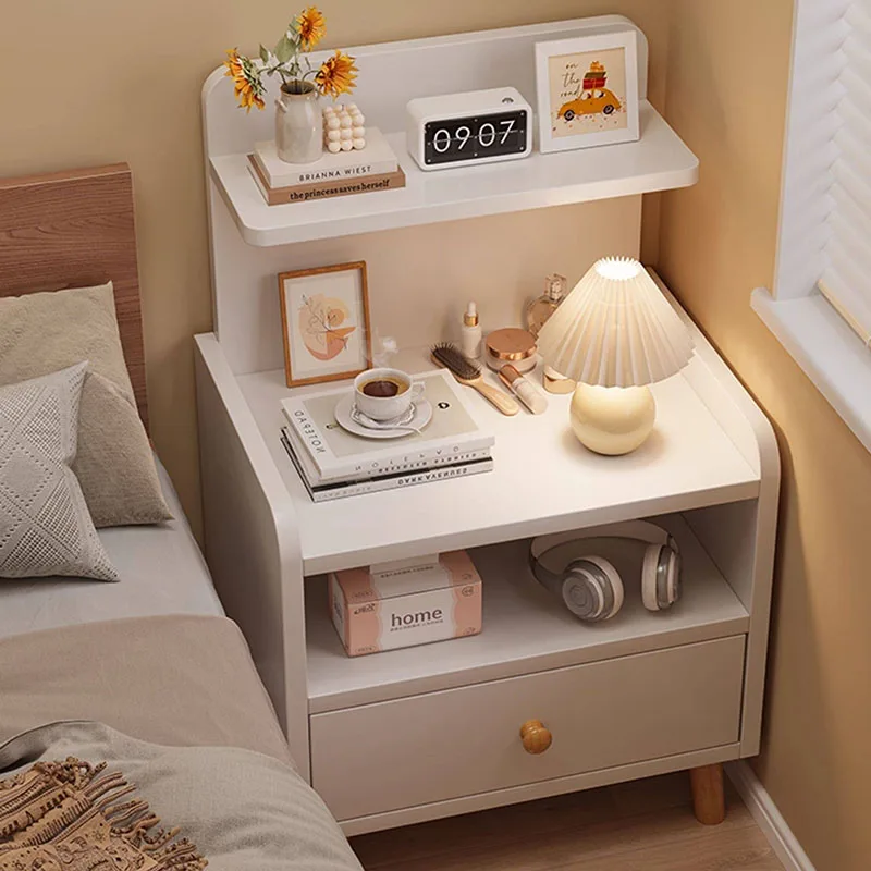 

Modern Mobile Nightstand Organizer Librero Cabinets Mobile Bedroom Drawers Bedside Table Luxury Mesa De Noche Home Furniture
