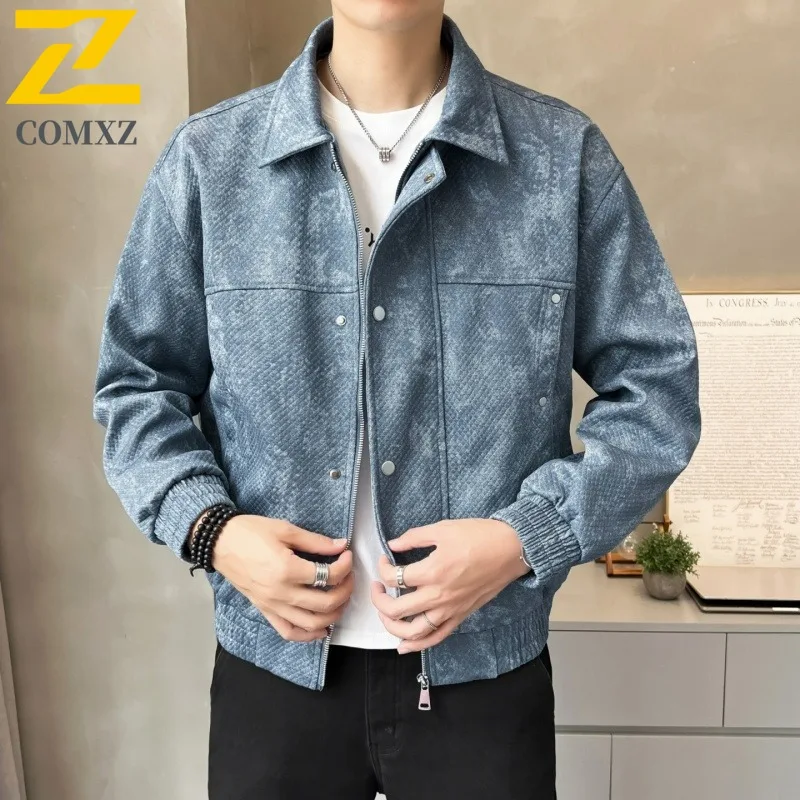 

Men Autumn Casual Jacket Unisex Trendy Brand Loose Fit Versatile Outerwear Lightweight Street Outdoor Sport Fashion Comfort Coat