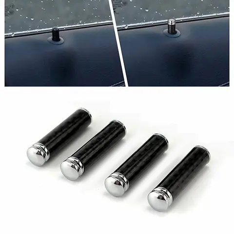 탄소 섬유 문짝 잠금 핀 보호 커버, BMW E46 E39 E60 E90 F30 F10 E53 E70 X3 X4 X5 X6, 세트당 4 개