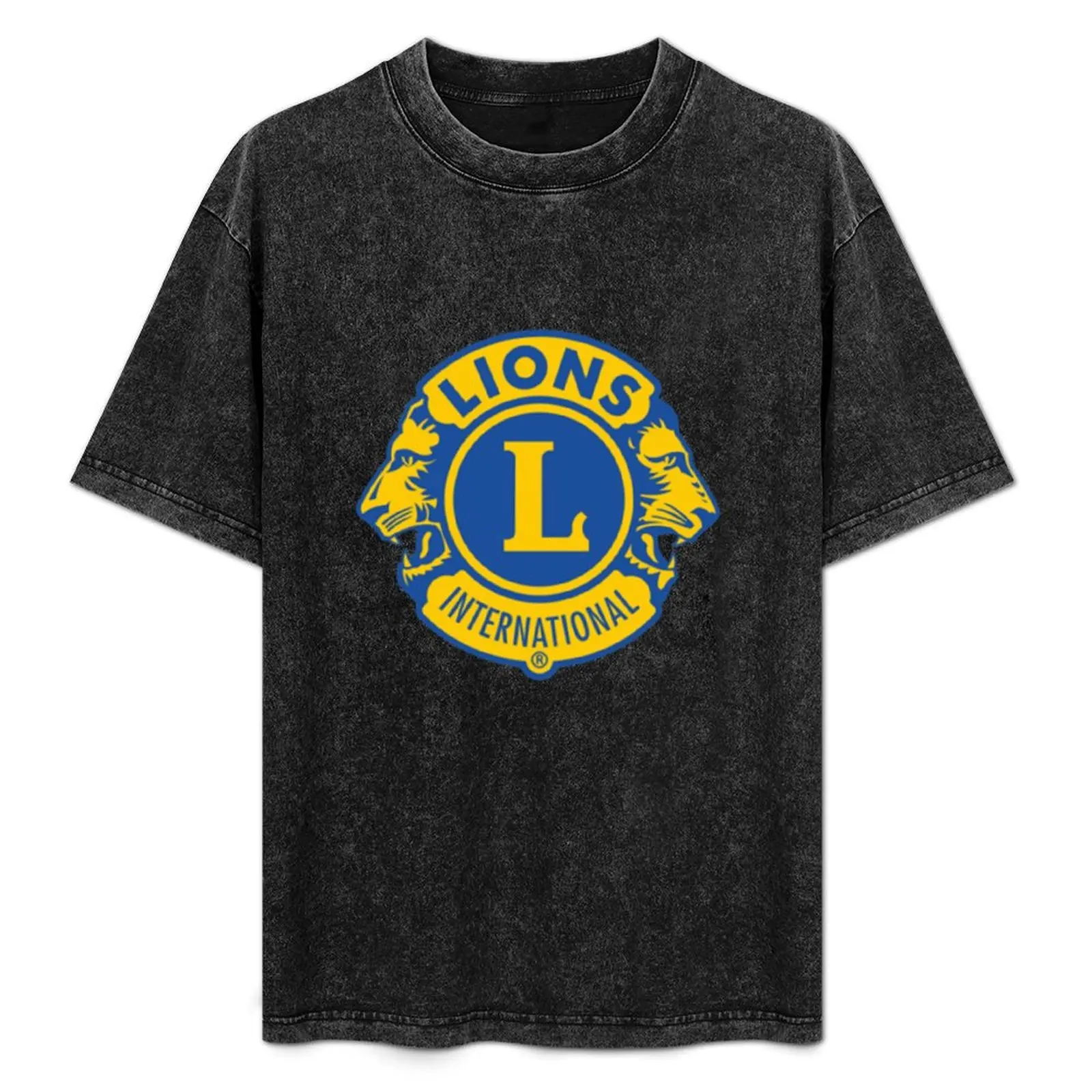 

lions clubs international we serve T-Shirt Basic Solid Color Short Sleeve T-Shirt