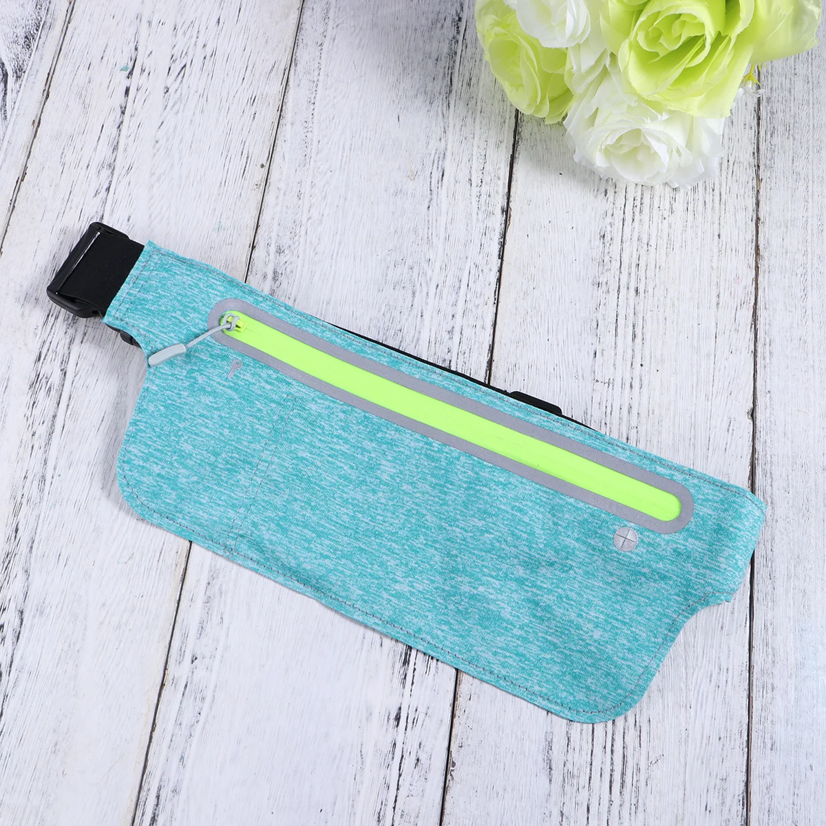 

Waterproof Phone Bag Blue 6.5inch Sports Waist Pouch Lightweight Adjustable Belt for Outdoor Running Walking Travel Keys