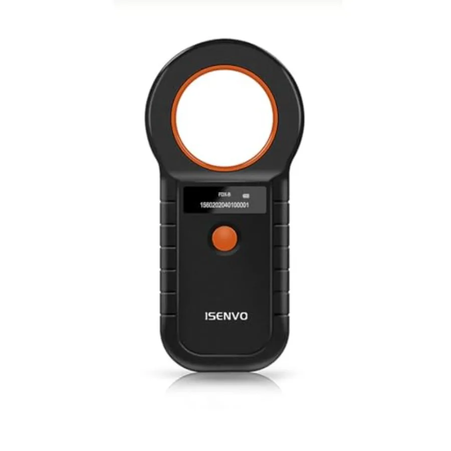 

【Spot goods】Pet Micro Chip Reader Animal Lizard Snake Horse Cattle Pets Cat Dog RFID EMID Microchip Tag Scanner 134.2kHz 125kHz