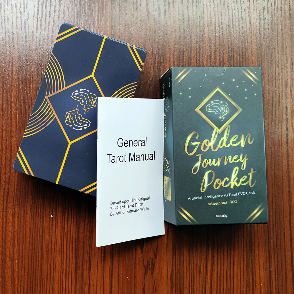 

Колода Таро искусственного интеллекта 12x7 см, уникальные карты с путеводителем, 78 оригинальных карт для начинающих и экспертов