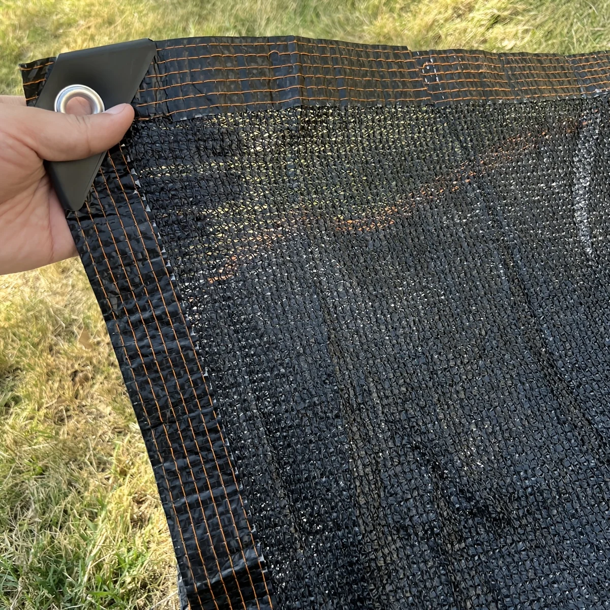 80% Shade Rate Anti-UV Shade Cloth, Durable HDPE Sun Shade Screen with Reinforced Grommet Edges, Weather Resistant Sun Block Net