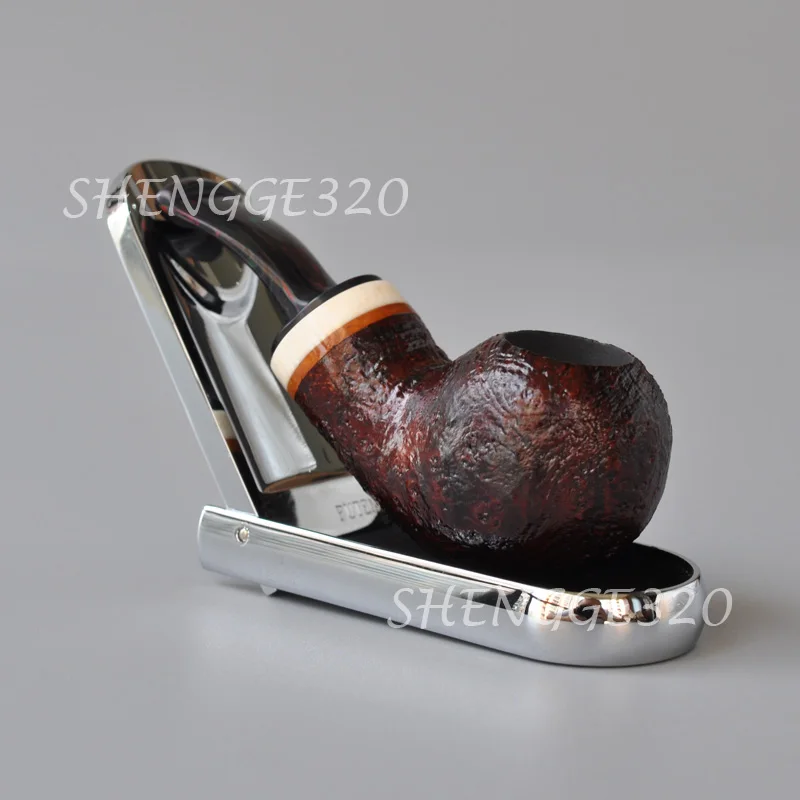 Portable Briar Root Wooden Tobacco Pipe Apple Tomato Cumberland Stem Small Size