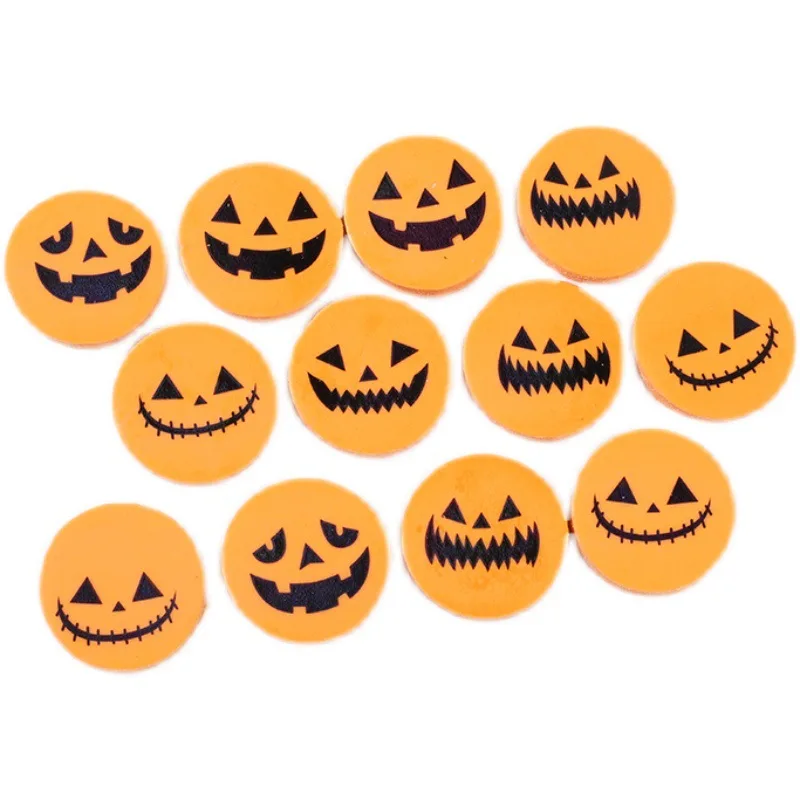 120Pcs Pumpkin Eraser Pencil Erasers for Kids Birthday Assorted Novelty Small Cute Party Halloween Carnival