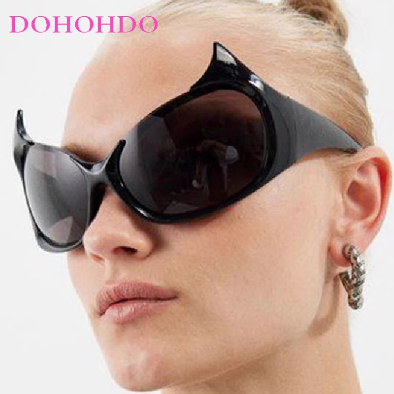 

New Demons Sunglasses Women Vintage Luxury Brand Fashion Personality Punk Sun Glasses Men Oversized Halloween Funny Shades UV400