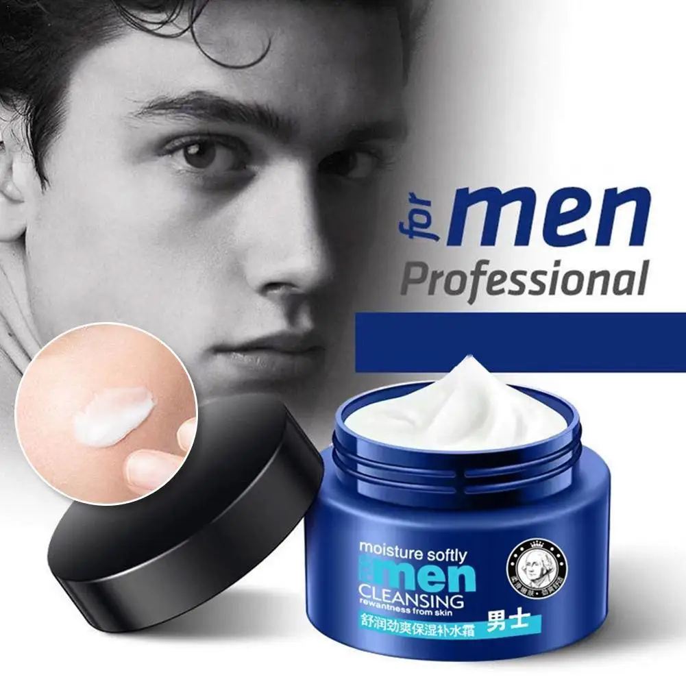 Crema hidratante para la piel de la cara para hombre con colágeno, Retinol, antiarrugas debajo de los ojos, crema para el cuidado de la cara